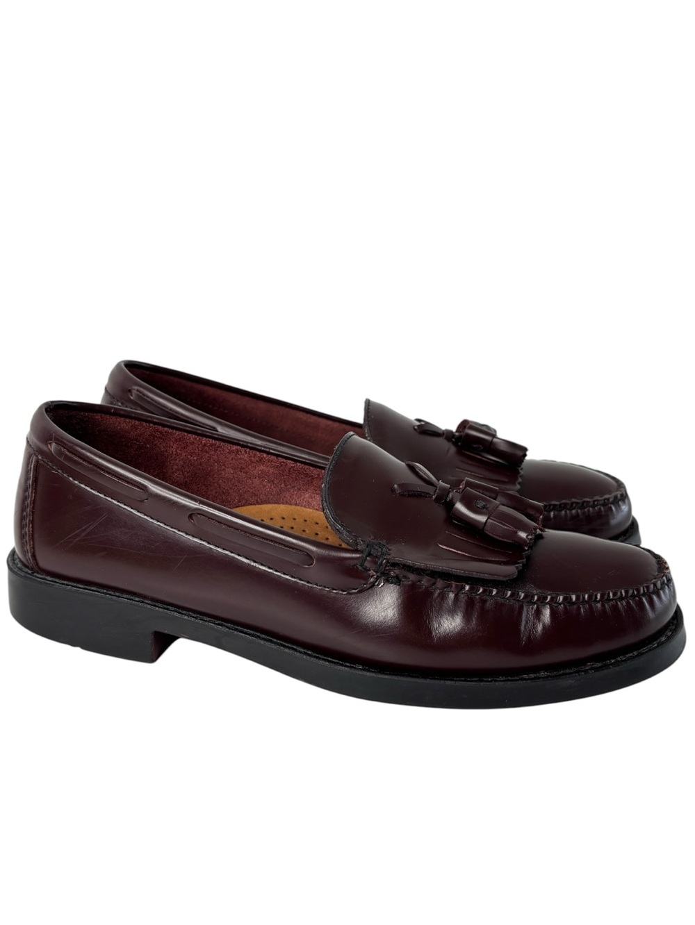 G.H. Bass Womens Weejuns Marietta II Kiltie Tassel Loafer Shoe Size 9 M Burgundy - Picture 3 of 15